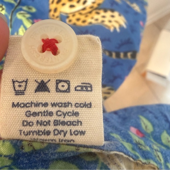 Printfresh Blue Bagheera Organic Cotton Pajama Set Size Small - Picture 7 of 10